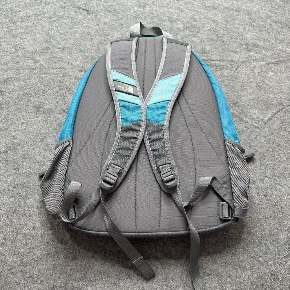 North Face Jester Backpack Blue Gray Unisex School Hiking Laptop - Picture 12 of 16